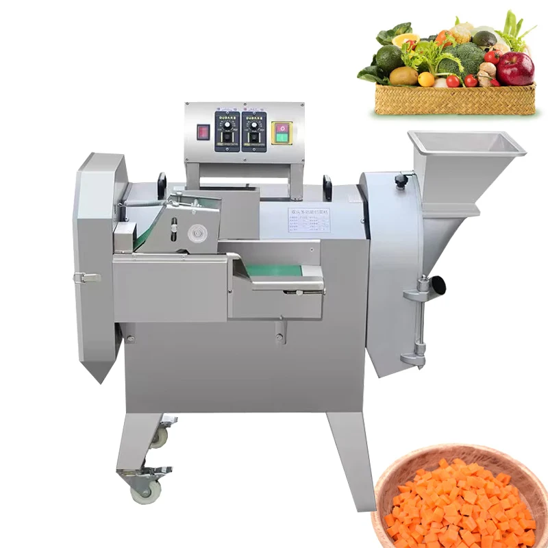 ماكينة تقطيع الخضروات عالية السعة ماكينة تقطيع البصل والبطاطس والجزر ماكينة تقطيع الخضروات التجارية ماكينة تقطيع الفواكه