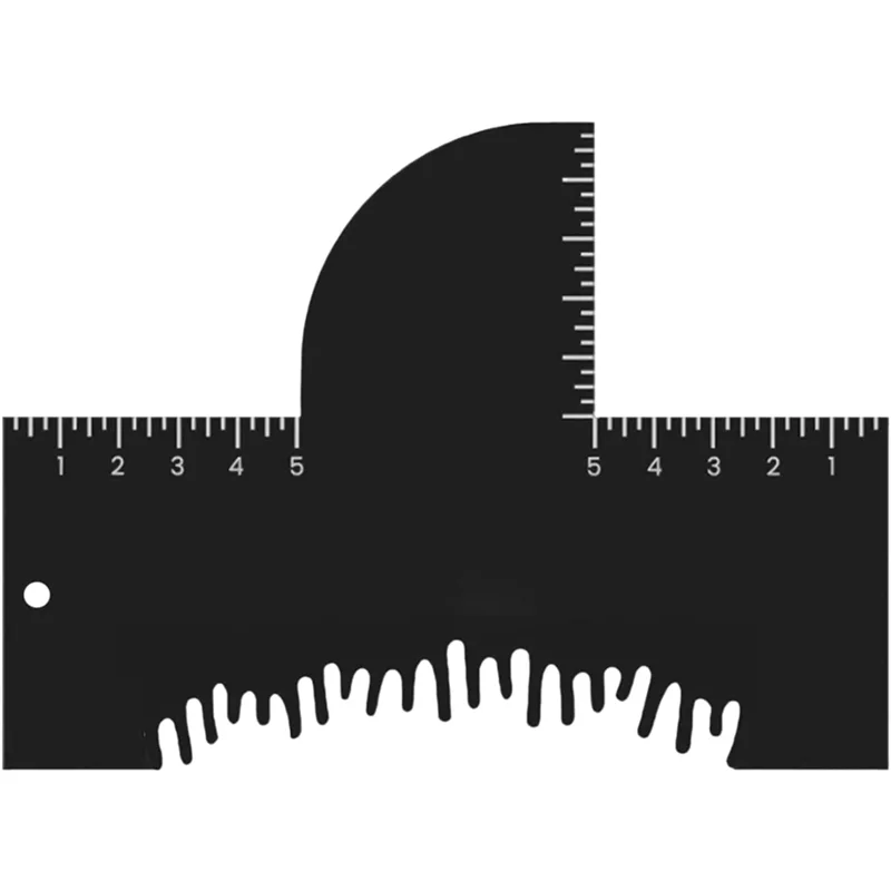 أداة تشكيل خط الشعر A25U للرجال للتقليم والتصفيف للحلاقين دليل تحديد اللحية بطاقة صحية للمرأة