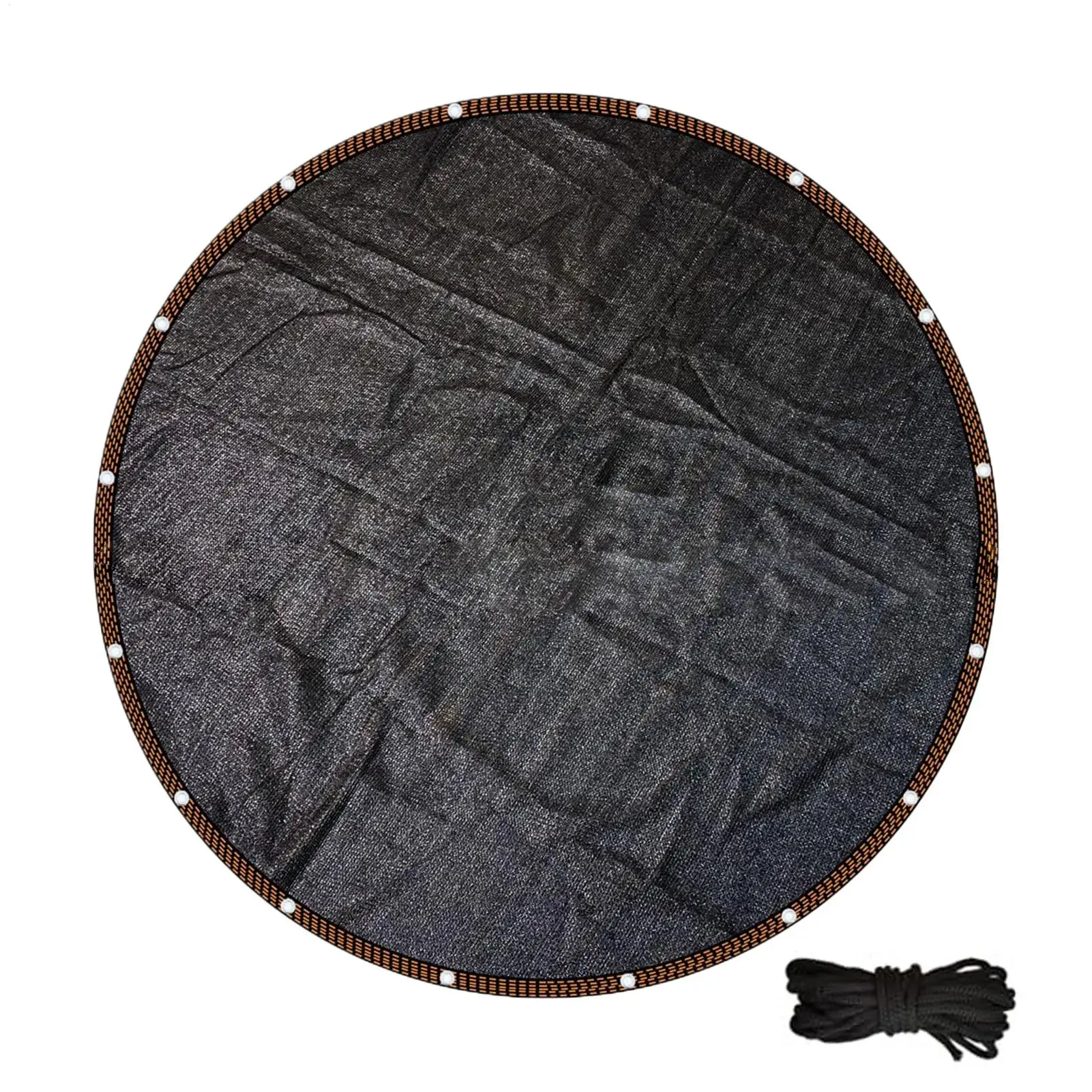 

Round Trampoline Shade Cover Sun Protection Weather-Resistant Heavy Duty Sun Shade Covers for Round Trampolines for Backyard
