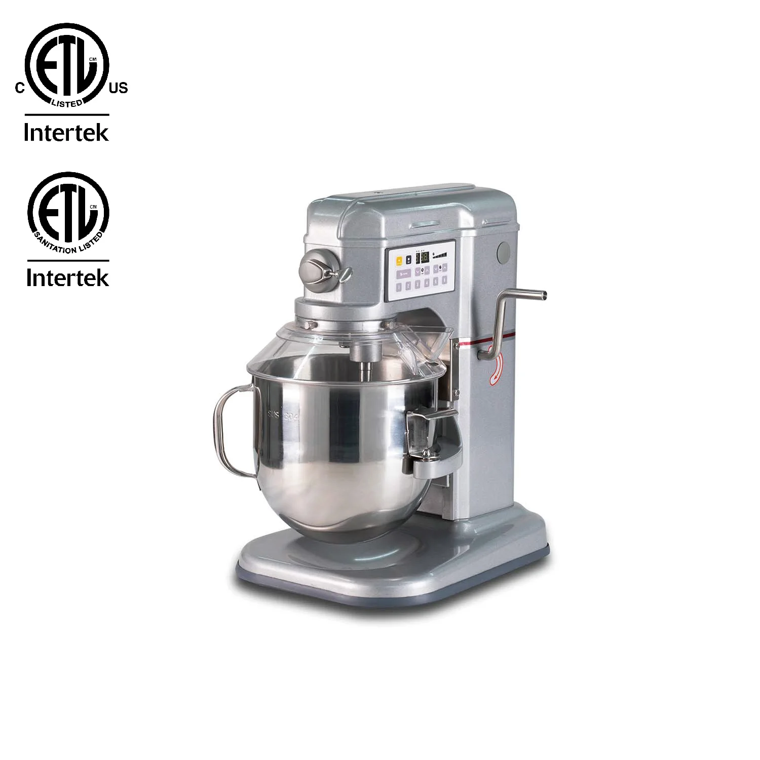 8 Quart ETL Variable Speed Gear Drive Electric Kitchen Stand Food Mixer B7F1