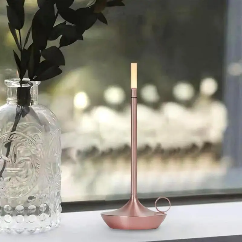 

Candle Shape Lamp Night Light in Candlestick Shape Birthday Christmas Gifts with Adjustable Brightness Home decor supplies