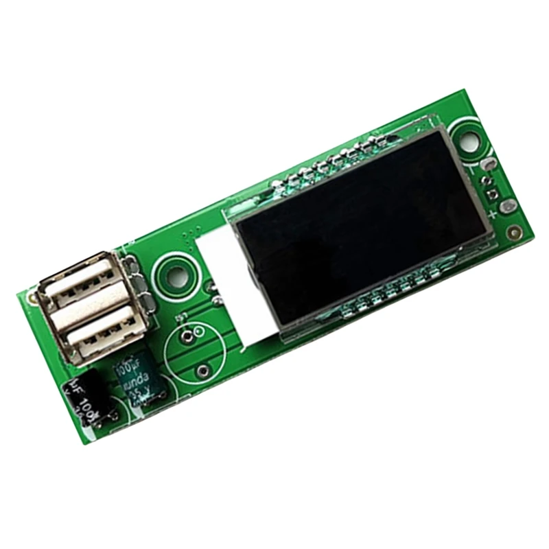 ABAE-Acid แบตเตอรี่ลิเธียมโวลต์มิเตอร์แบตเตอรี่เครื่องทดสอบความจุ LCD เครื่องทดสอบแรงดันไฟฟ้าแบบดิจิตอลโมดูล USB ตัวบ่งชี้ระดับแบตเตอรี่