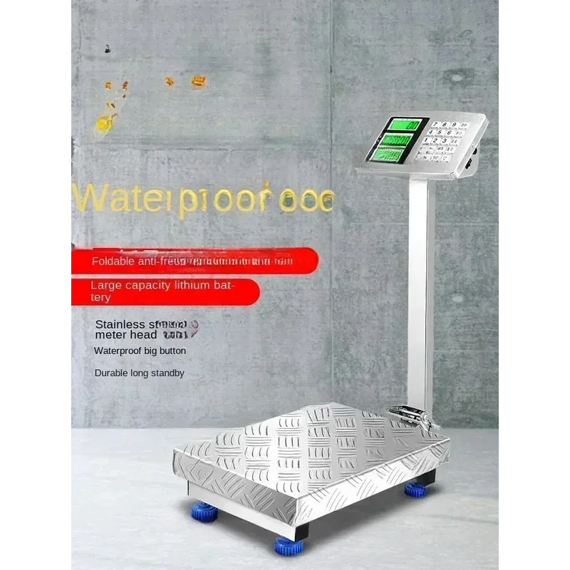 

Коммерческие водонепроницаемые складные электронные весы для морепродуктов с точностью до 300 кг