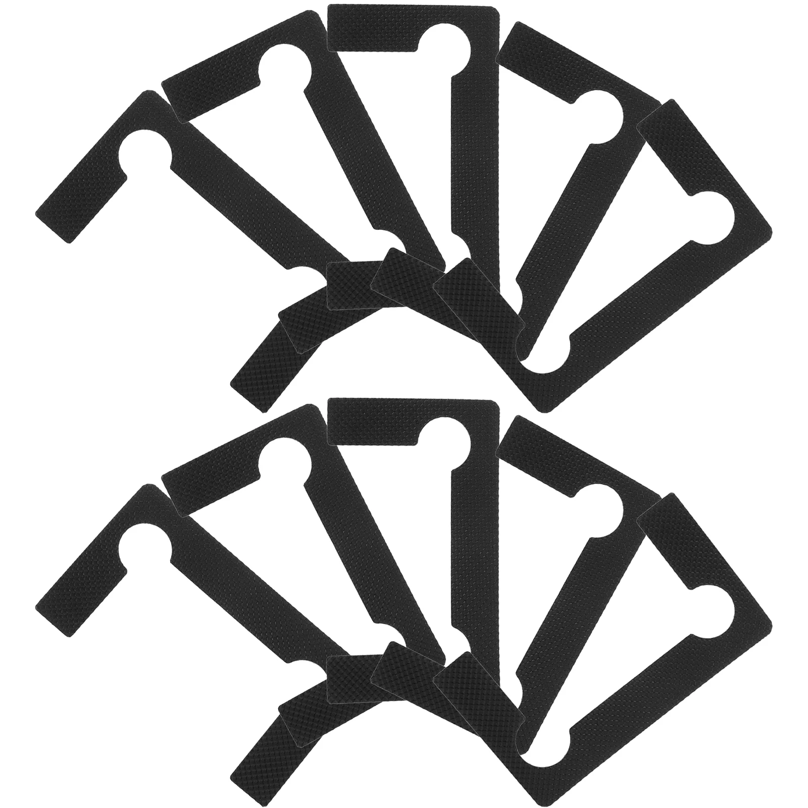 

10pcs Bathroom Clamp Pad Glass Door Gasket Waterproof Shower Hinge Pvc Replacement Kit Seal Accessory Durable Easy Install