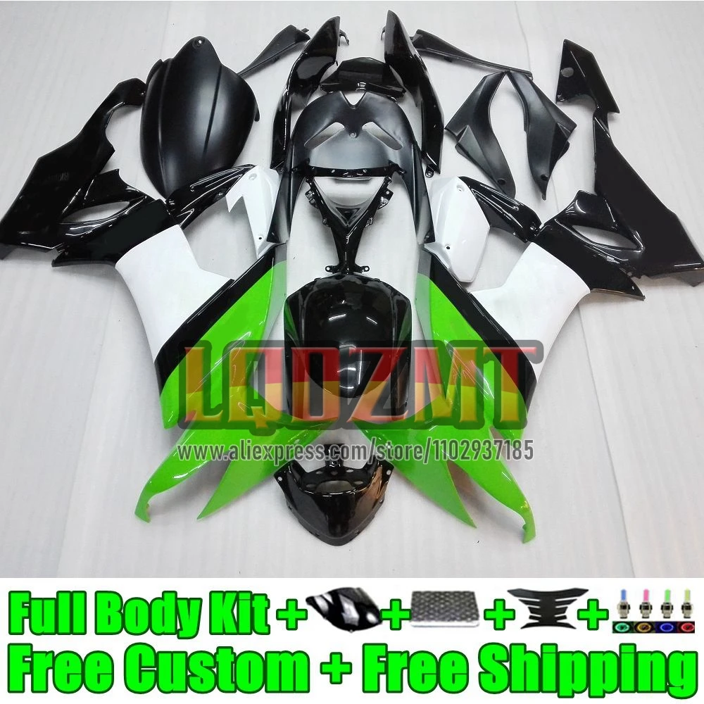 Stock Green Injection Frame For KAWASAKI NINJA ZX-10R ZX 10 R 10R 1000CC 51No.72 ZX10R 2008 2009 2010 ZX1000 C 08 09 10 Fairing