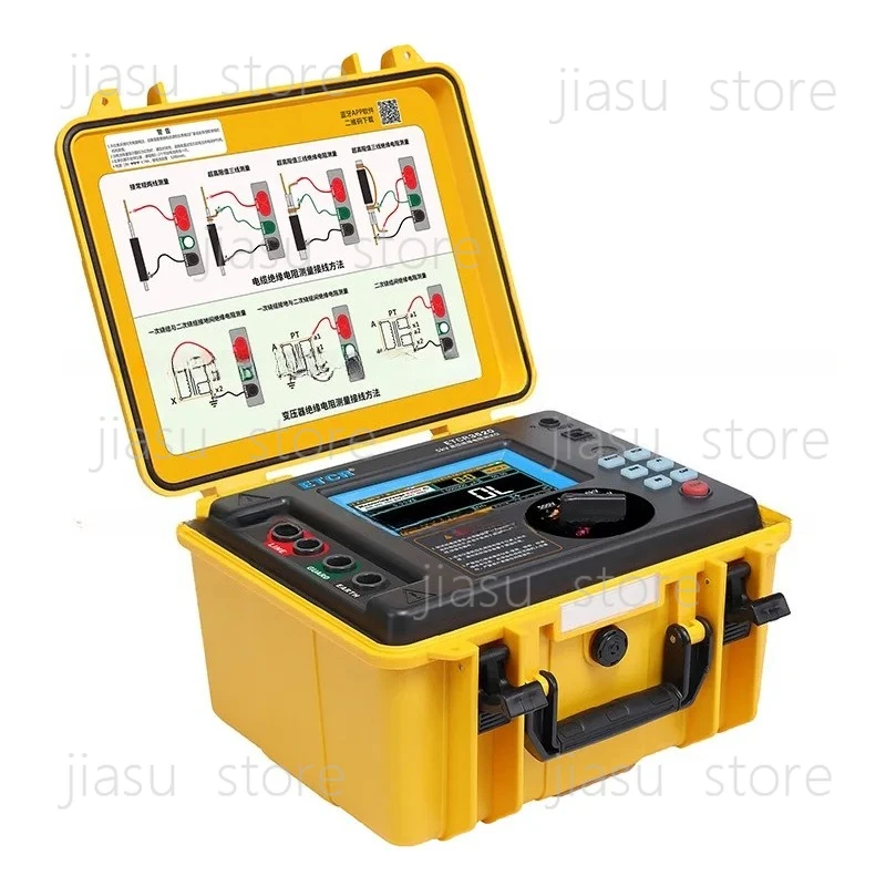 

High Accuracy ETCR3520 Digital Megohmmeter, 5kV 10kV 15kV High Voltage Insulation Resistance Tester