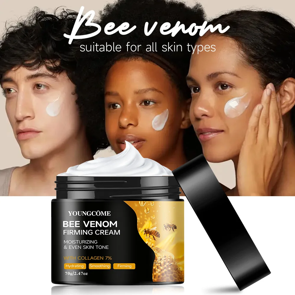 Premium Bee Venom Cream for Face & Neck - Collagen Boost, Skin Tightening, Natural Moisturizer for Sensitive Skin, Non-Greasy