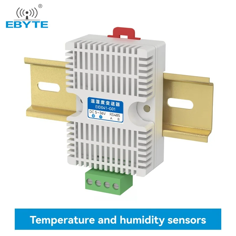 Temperature and Humidity Sensor RS485 Modbus RTU Protocol EBYTE EID041 Modules DC5-36V High Precision Acquisition