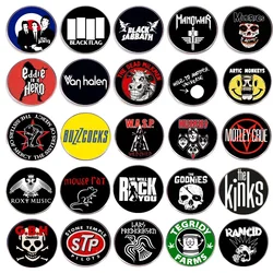New rock Band Enamel Pin Classic Music Album Song Lyrics Brooch Rock Badge Fan Collection Medal Jewelry Gift Clothing Accessorie