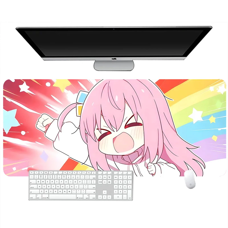 Super Kawaii Anime Characters Mouse Pad Game Laptop Play Mat 400x900 Extra Large Non-slip Mousepad PC Gaming Accessories XXL Rug