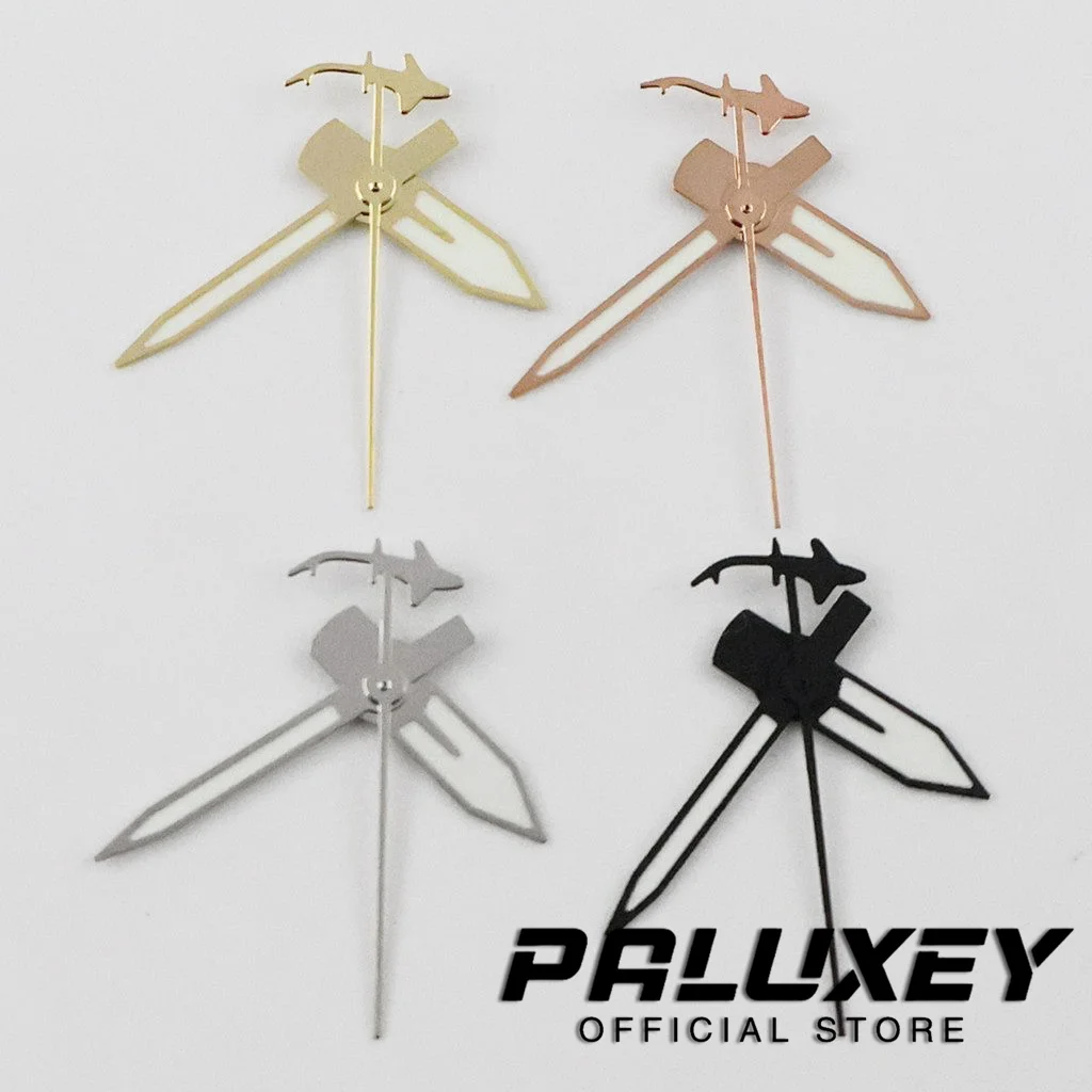 C3 Luminous Watches Pointers Shark Second Hands Replacement Accessory Parts Fits For NH34 NH35 NH36 NH38  Movement Watch Hands