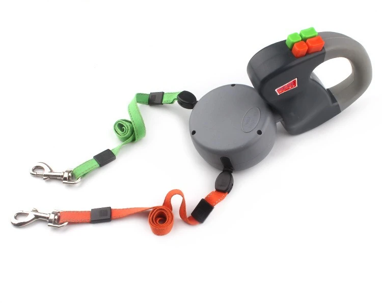 Two-way Retractable Pet Leash - 3m Long, Automatic Extendable Dog Leash for Large Dogs, Anti-lost Safety