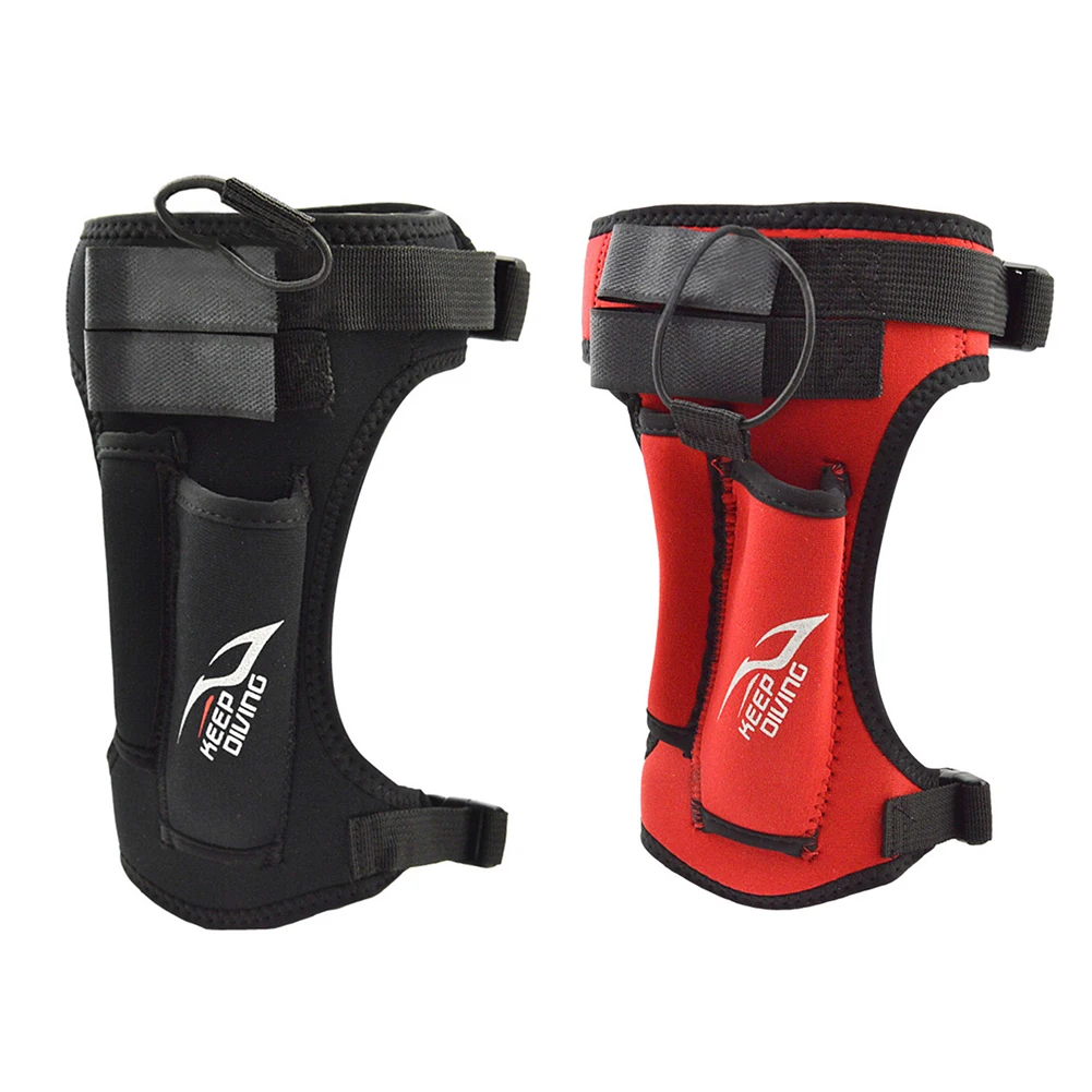 

Держатель для ножа для дайвинга, неопреновые гетры 3,5 мм, регулируемый чехол для ножа с двойным карманом, снаряжение для технического дайвинга