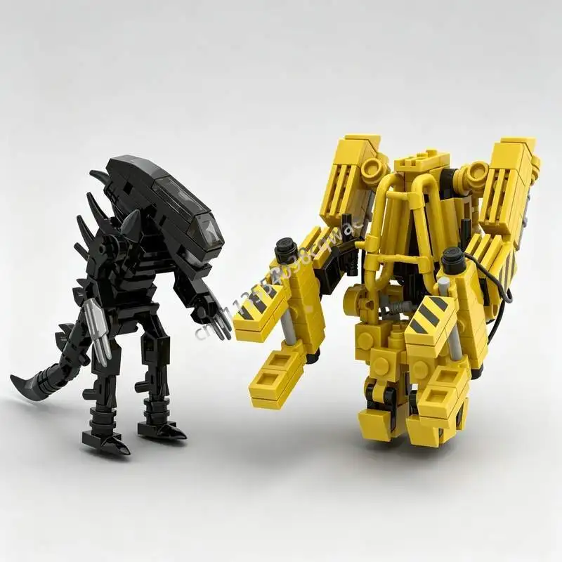 NEW 232PCS Power Work Loader Alien Creature MOC Sci-Fi Robot Building Blocks Model DIY Creative Assembly Educational Toy Gifts