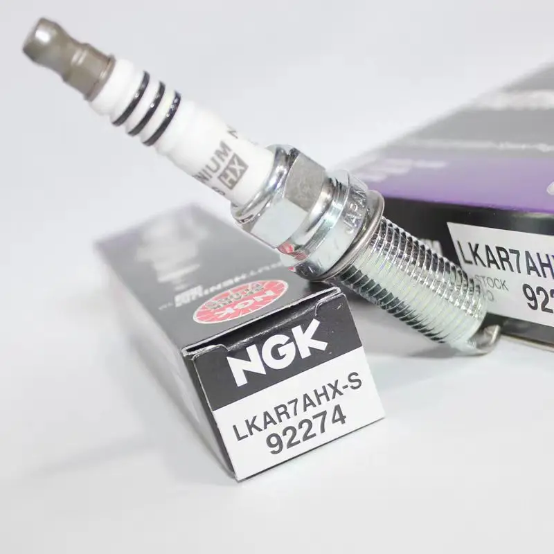 4pcs Original NGK Ruthenium HX High Ignitability Spark Plug LKAR7AHX-S 92274 Upgrade ILKAR7B11 DILKAR7B11 SC20HR11 IXEH22TT etc