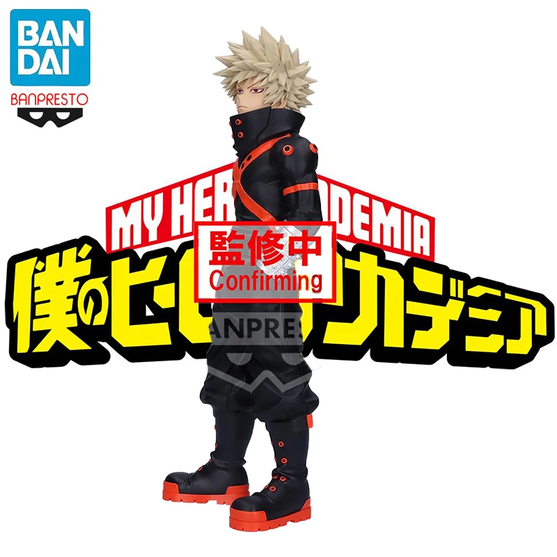 Original BANPRESTO My Hero Academia Bakugou Katsuki PVC Anime Figures Model Action Figures Collection Toy