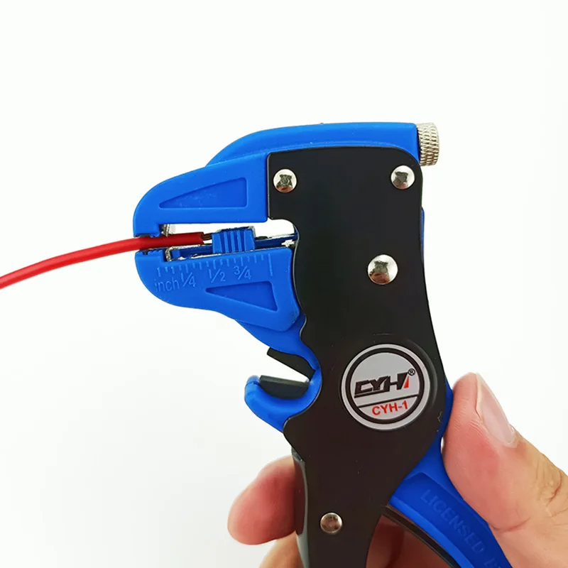 Bomurph Automatischer Abisolierer und -schneider, 2-in-1 verstellbares Abisolierwerkzeug für elektrische Kabel, Adlerzange – Detail 10