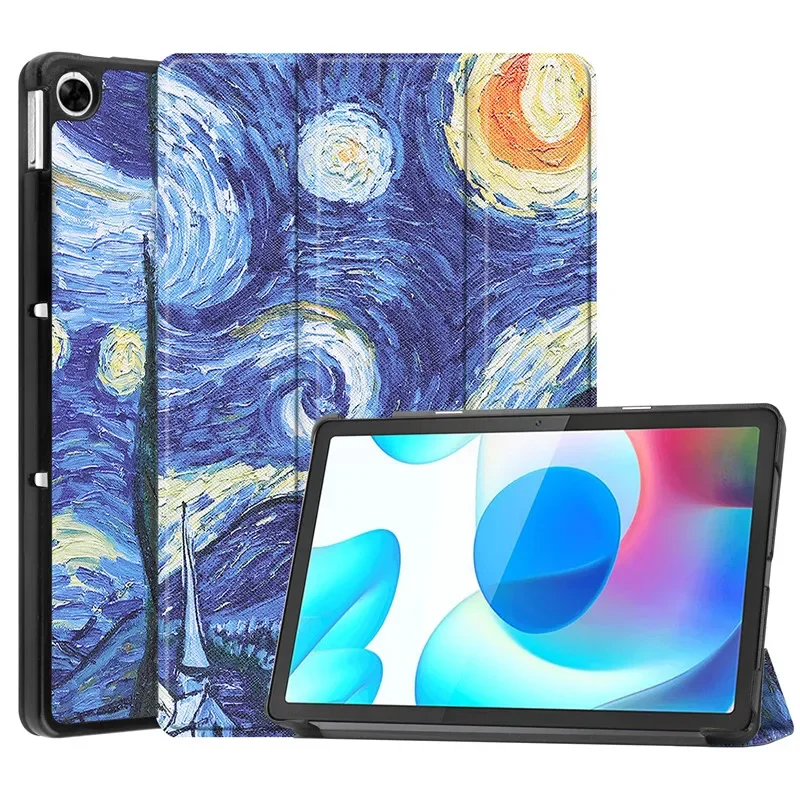 

Tablet Funda For Realme Pad 10.4" Case Folding PU Leather Hard Magnetic Cover For Realme Pad Mini 8.7 Etui