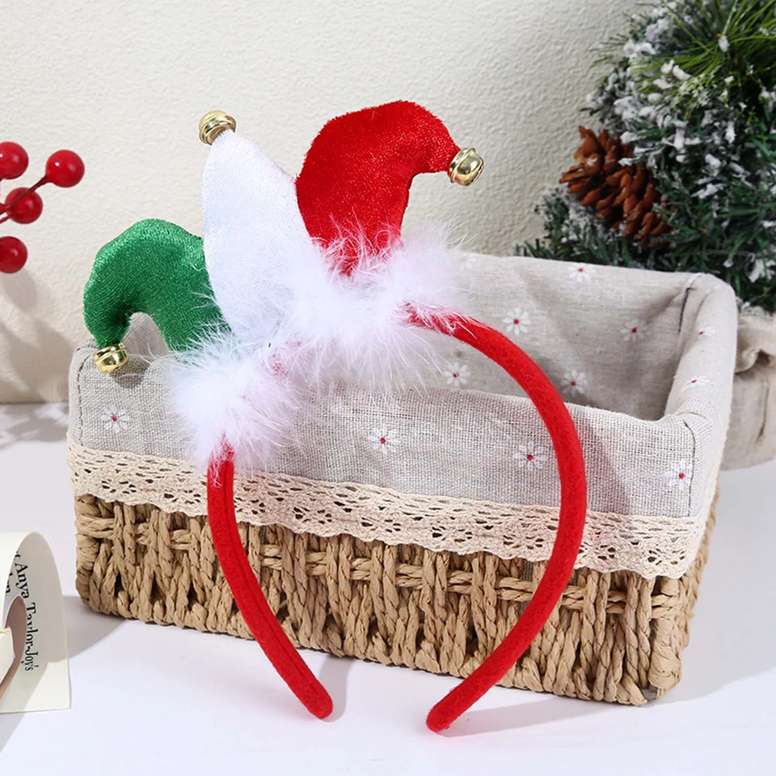 أطفال عيد الميلاد عقال مهرج أغطية الرأس قبعة مضحكة لمهرجان حفلة تنكرية تأثيري اللباس التبعي #3