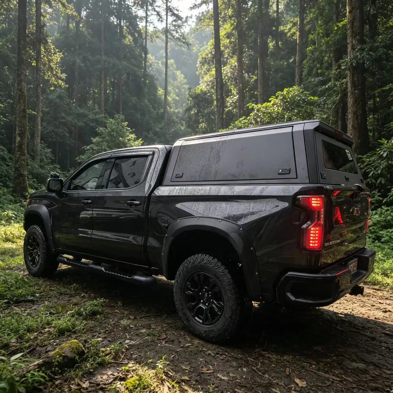 Sierra 2500 2019+ 6.8FT Truck Canopy | Factory Direct Aluminum Alloy Lightweight Durable Waterproof Locking Anti-theft