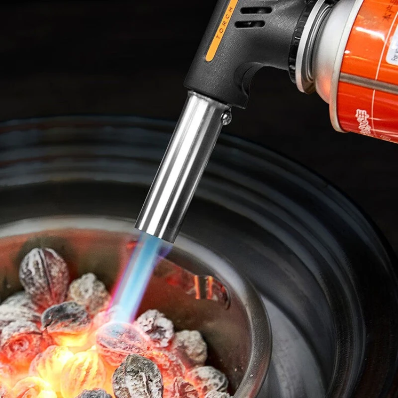 Автозарядка для газа Torch с авторазжигом, паяльная горелка, газовая горелка для BBQ и кемпинга