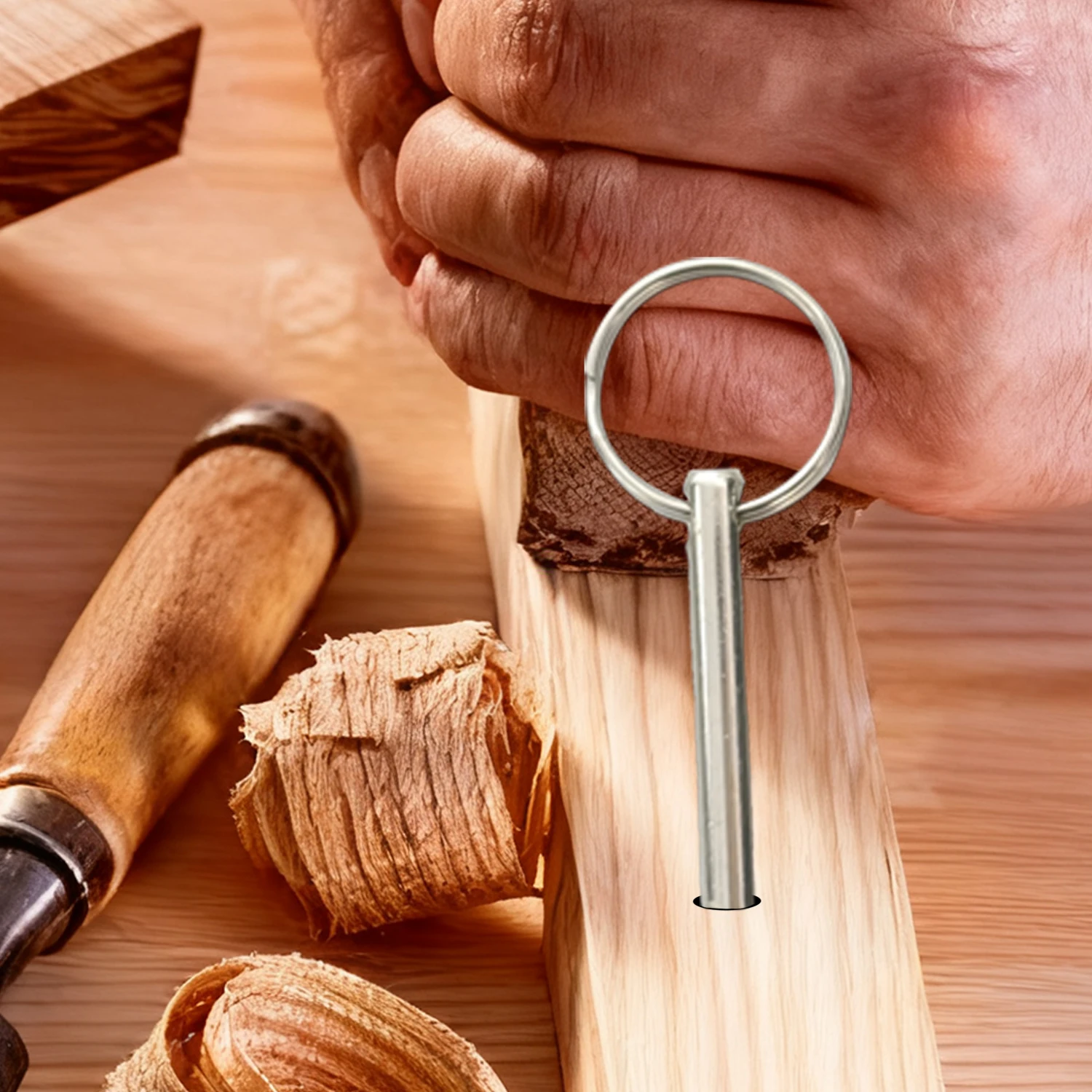 Szybkozłączne kołki pozycjonujące z kulką sprężynową do zawiasów pokładowych łodzi, okucia morskie, kołek pozycjonujący z pierścieniem do wyciągania i blokadą kulkową.