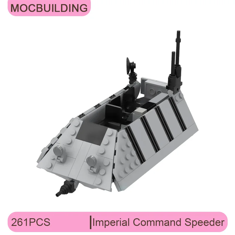 

Конструктор Imperial Command Speeder (Модель MOC) из 261 детали: Сборные блоки для самостоятельной сборки, коллекционная модель для демонстрации, креативные игрушки и подарки на Рождество