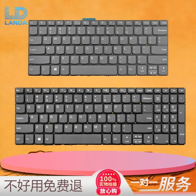 Laptop Keyboard Replacement for 14sIML 14sIIL 14sARE 15SIIL 15SIML 2020 Models Durable Ergonomic Design Easy Installation Full-s