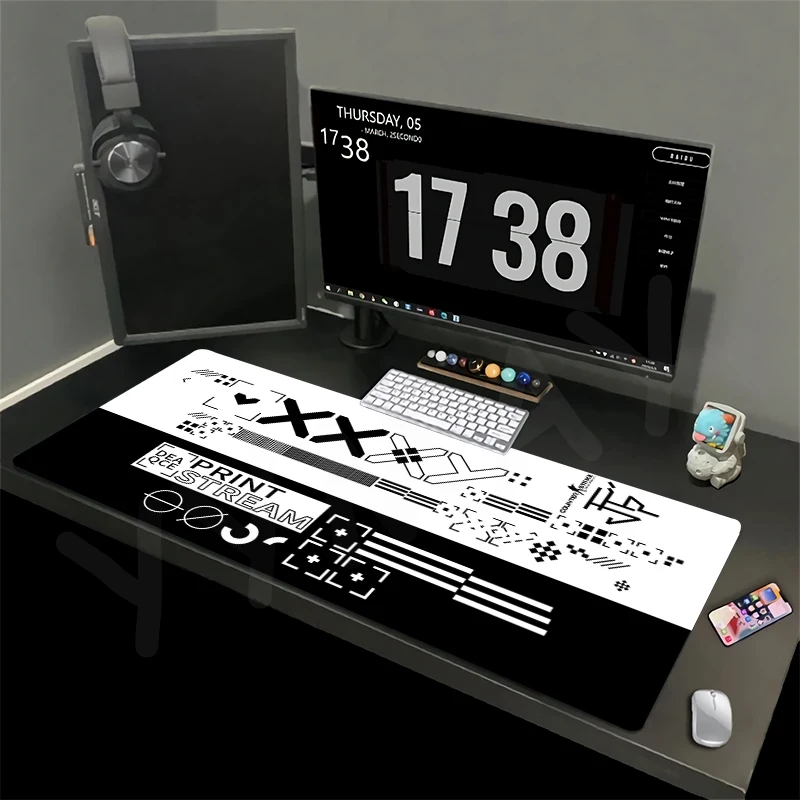 Coleção impressa Gaming Mousepad, Tapete De Mesa De Borracha, Gamer Mousepad, Tapete De Rato Grande, Almofadas De Mesa, Teclado Mats Design