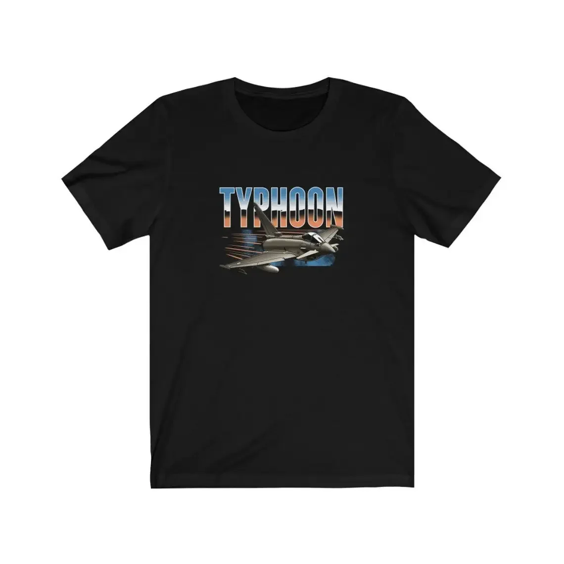 Eurofighter Typhoon Fighter Attack Airplane T-Shirt 100% Cotton O-Neck Summer Short Sleeve Casual Mens T-shirt Size S-3XL