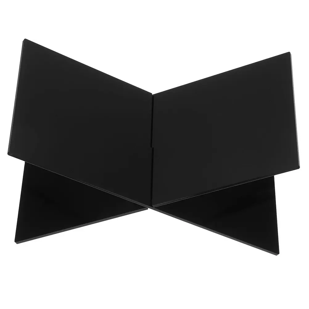 X-Shaped Student Bookshelf 4Mm Thick Board Book Stand for Reading Cookbook Bible Textbook Recipe Magazine Display Desk Organizer