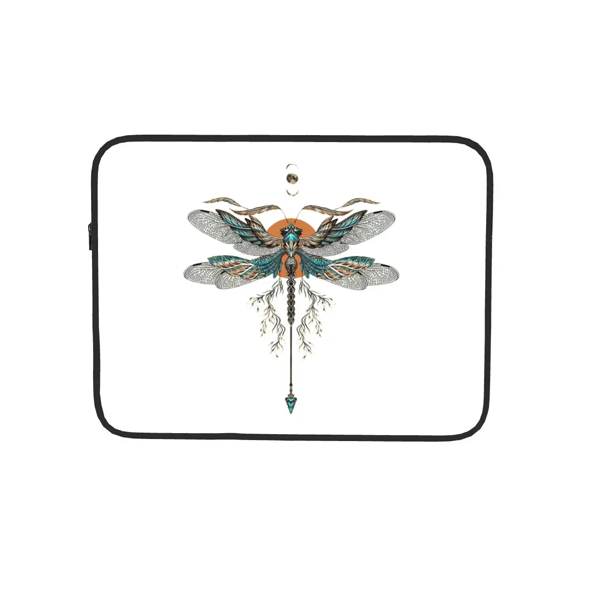 حقيبة كمبيوتر محمول للكمبيوتر المحمول Dragon Fly Tattoo حقيبة لجهاز Macbook Air Pro اللوحي المقاومة للصدمات