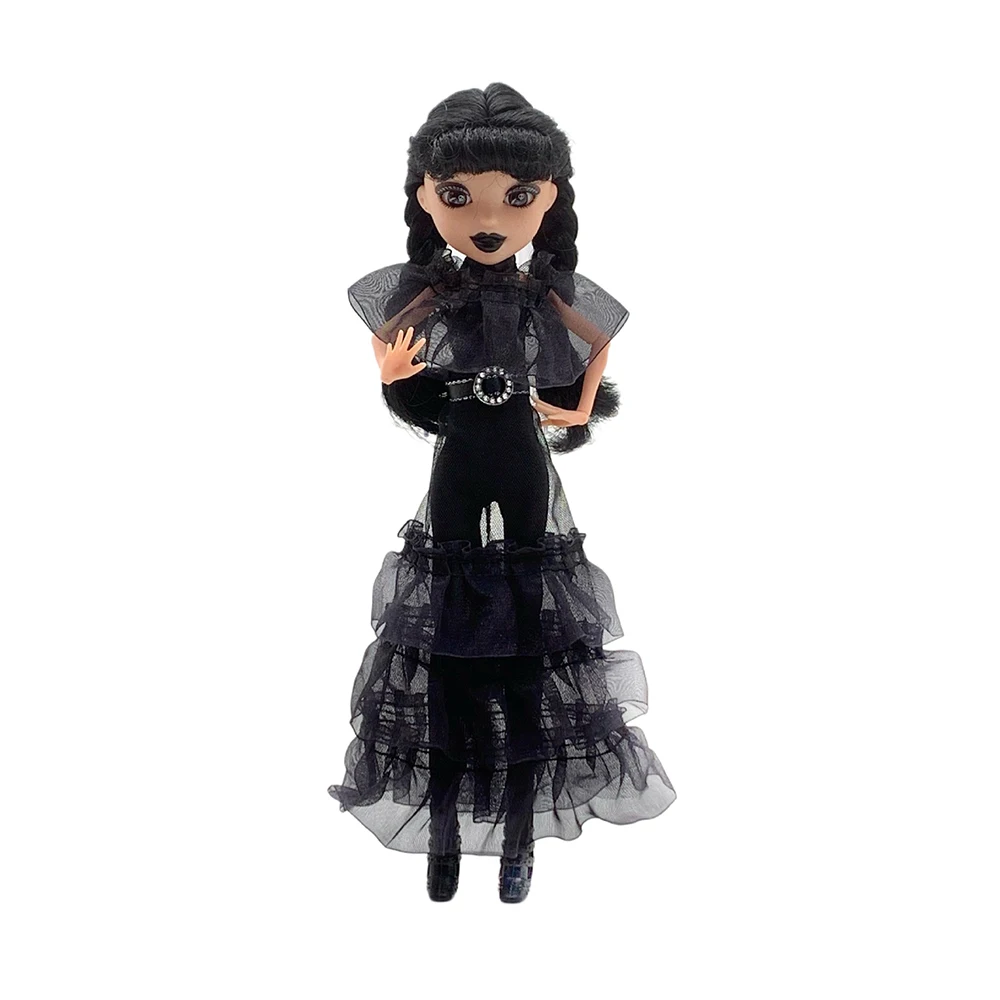 Muñeca Addams de miércoles, figura de acción bonita, juguetes para niños, familia Addams 1/6, 30cm, muñeca de Anime BJD, decoración de habitación, modelo DIY, regalo de cumpleaños