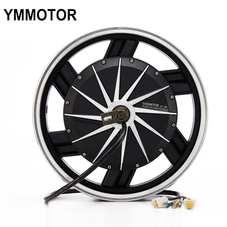 17 Inch 6000w Electric Brushless DC Wheel Hub Motors For Electric Scooter