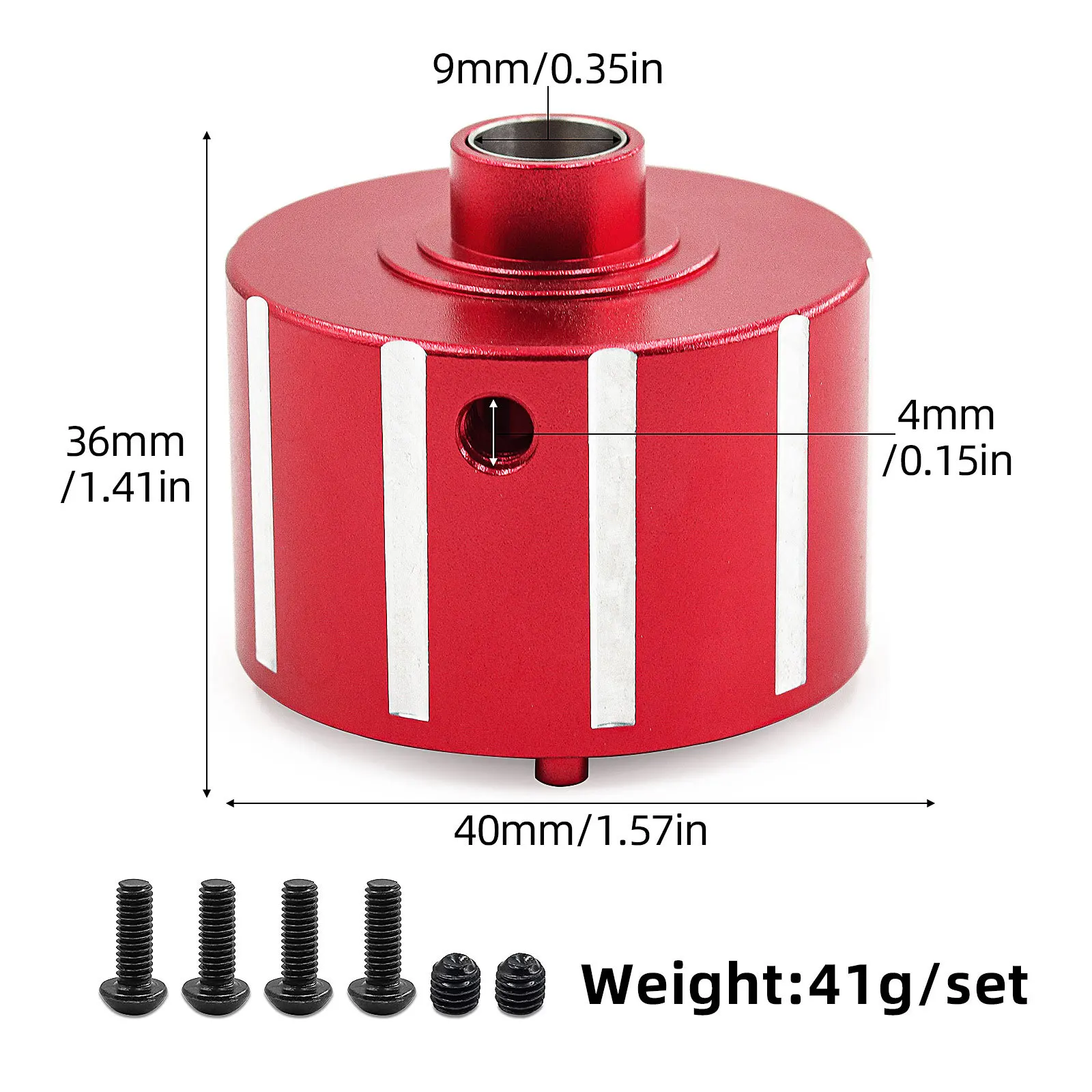 Metal Front/Rear Differential Case #ARA310915 for ARRMA 1/5 Kraton Outcast 8S BLX RC Car Upgrade Parts