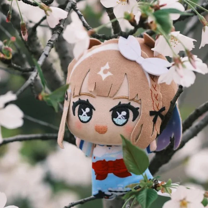 12cm Kawaii UmaMusume Plüschpuppe Spielzeug Pretty Derby Kitasan Black Anime-Spiel Charakter Schlüsselanhänger Gefüllte Plüschtiere Taschenanhänger Geschenk – Detail 3