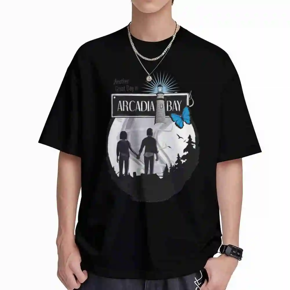 Life Is Strange Arcadia Bay Short Sleeve Tee 100% Cotton T-Shirt