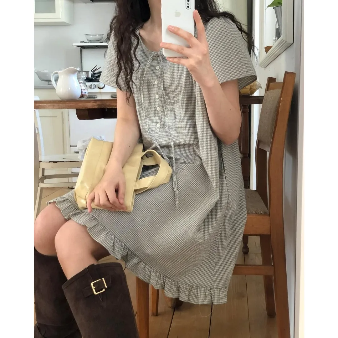 Retro Plaid Sa Dr K…