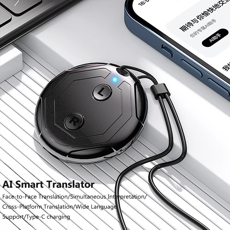 Smart Translator Cross-Platform Portable 30 Languages Translator Meeting Summary Speech Simultaneous Multilingual Communication