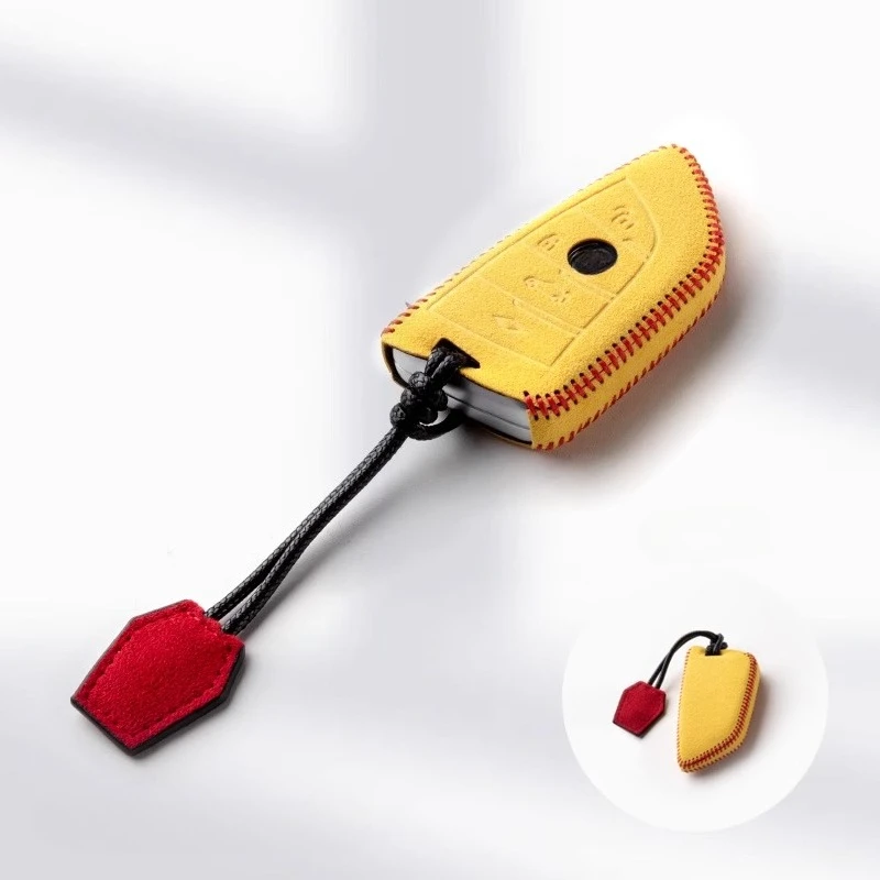 

Suitable for BMW F31 F32 F33 F36 F48 E38 E39 E46 E90 E91 E92 Suede Car Remote Key Case Cover Better Protection