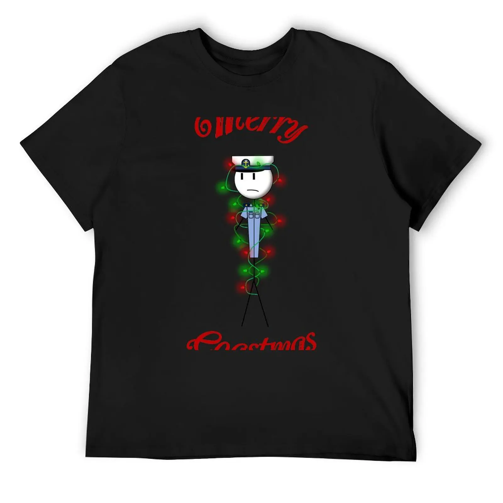 

Merry Coastmas Cadet in Christmas Lights T-Shirt graphics oversized shirts graphic slim fit t shirts for men
