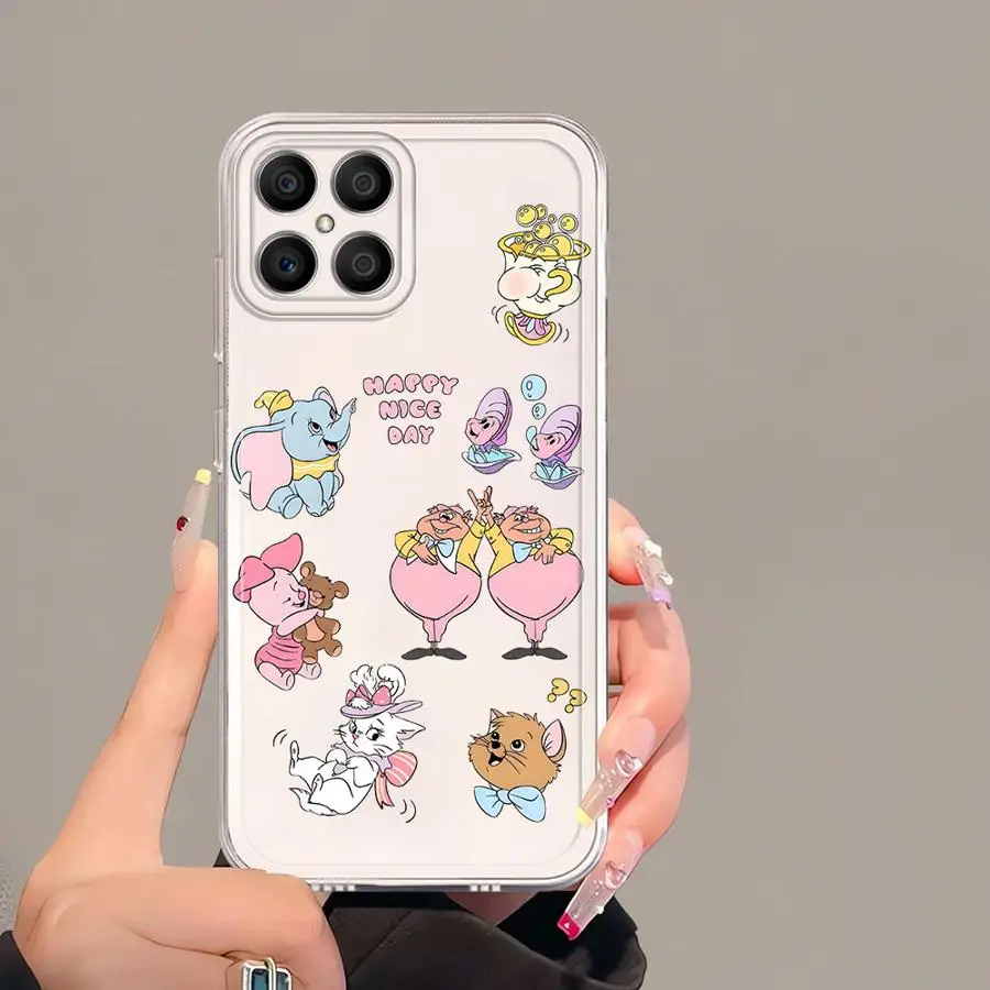 حافظة لهاتف Honor X8 X7b 90 Lite X9b X9a X8a X8b من Disney Animals