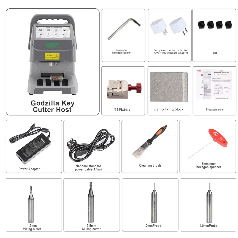 CG007 Automotive Key Cutting Machine with Built-in Battery Warranty Bind to CGDI MB Get 1 More Free Token Daily
