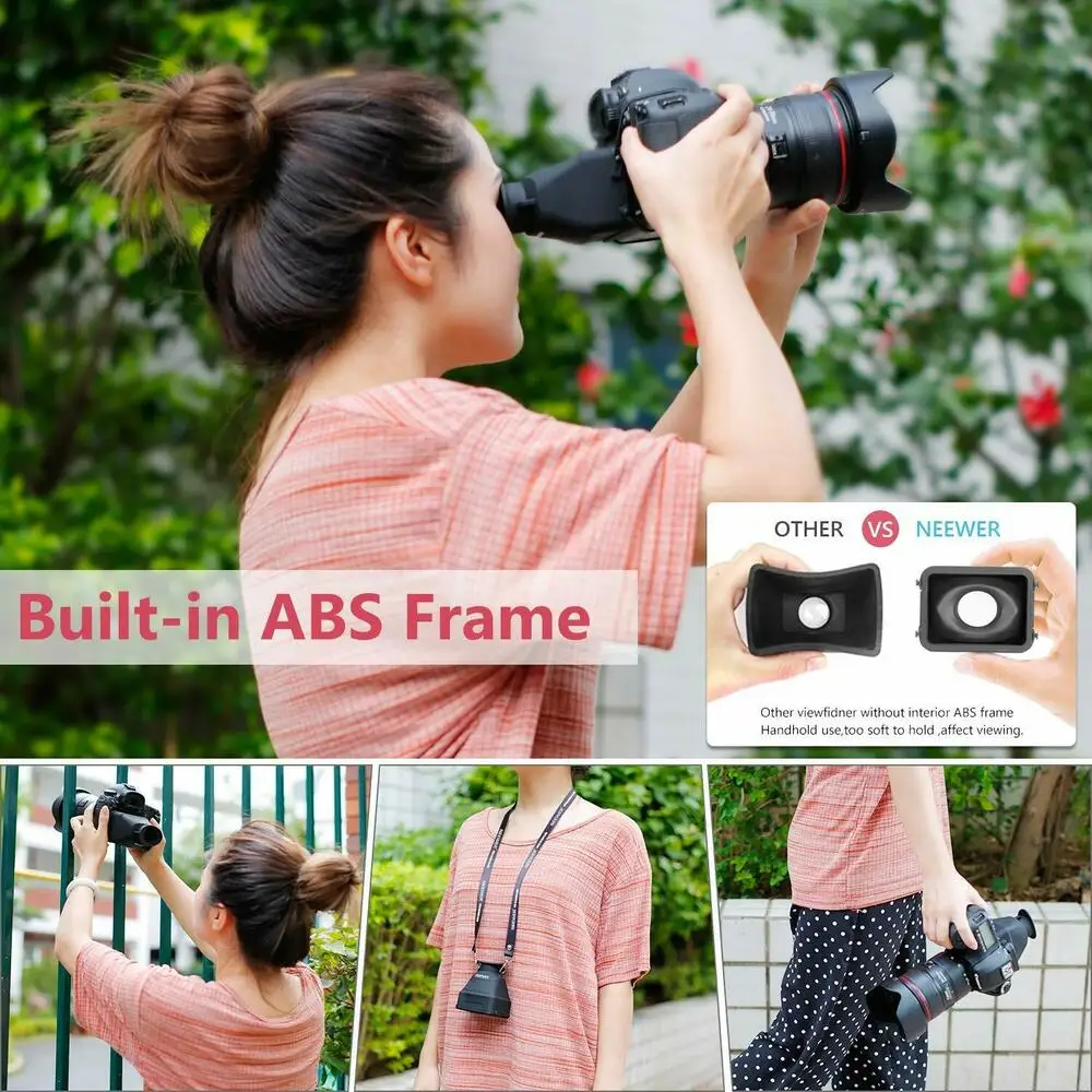 GGS S8 3X Optical Viewfinder Magnetic Camera Viewfinder Fit 3-3.2\