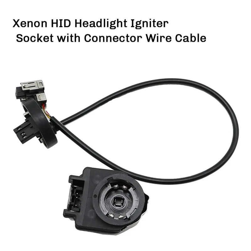 For Mitsubishi Outlander Mazda CX9 CX5 3 Xenon HID Headlight Igniter Socket With Connector Wire Cable W3T216 W3T24571