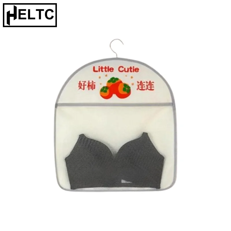 

1Pc 2/3Layer Large Capacity Storage Mesh Bag Underwear Socks Storage Bag Breathable Wardrobe Organizer With Clothes Hanger