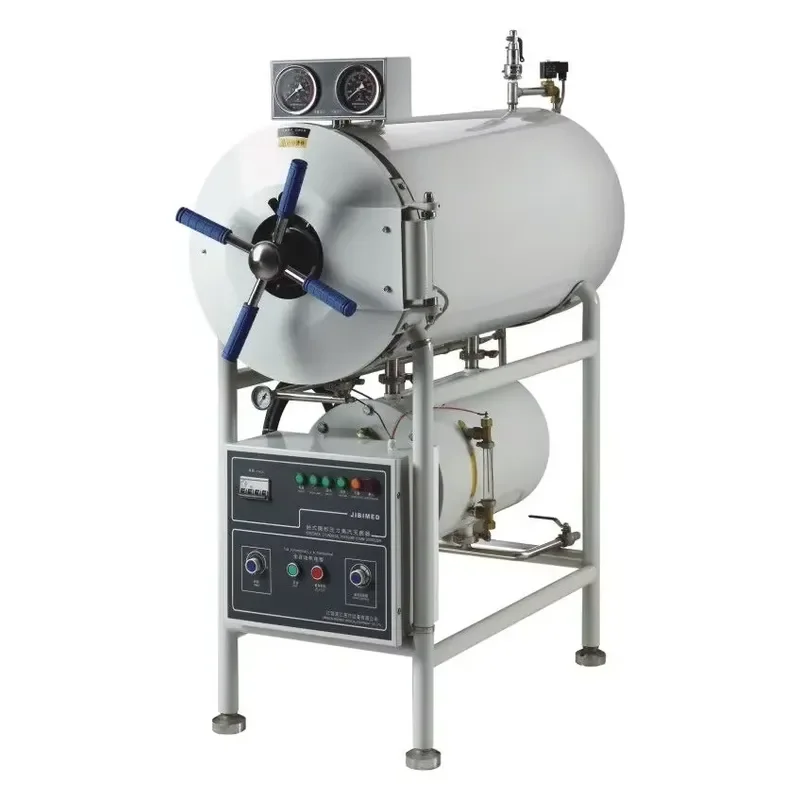26 Horizontal Cylindrical Pressure Steam Sterilizer Large Capacity Horizontal Autoclave Steam Sterilizer 150 200 280L