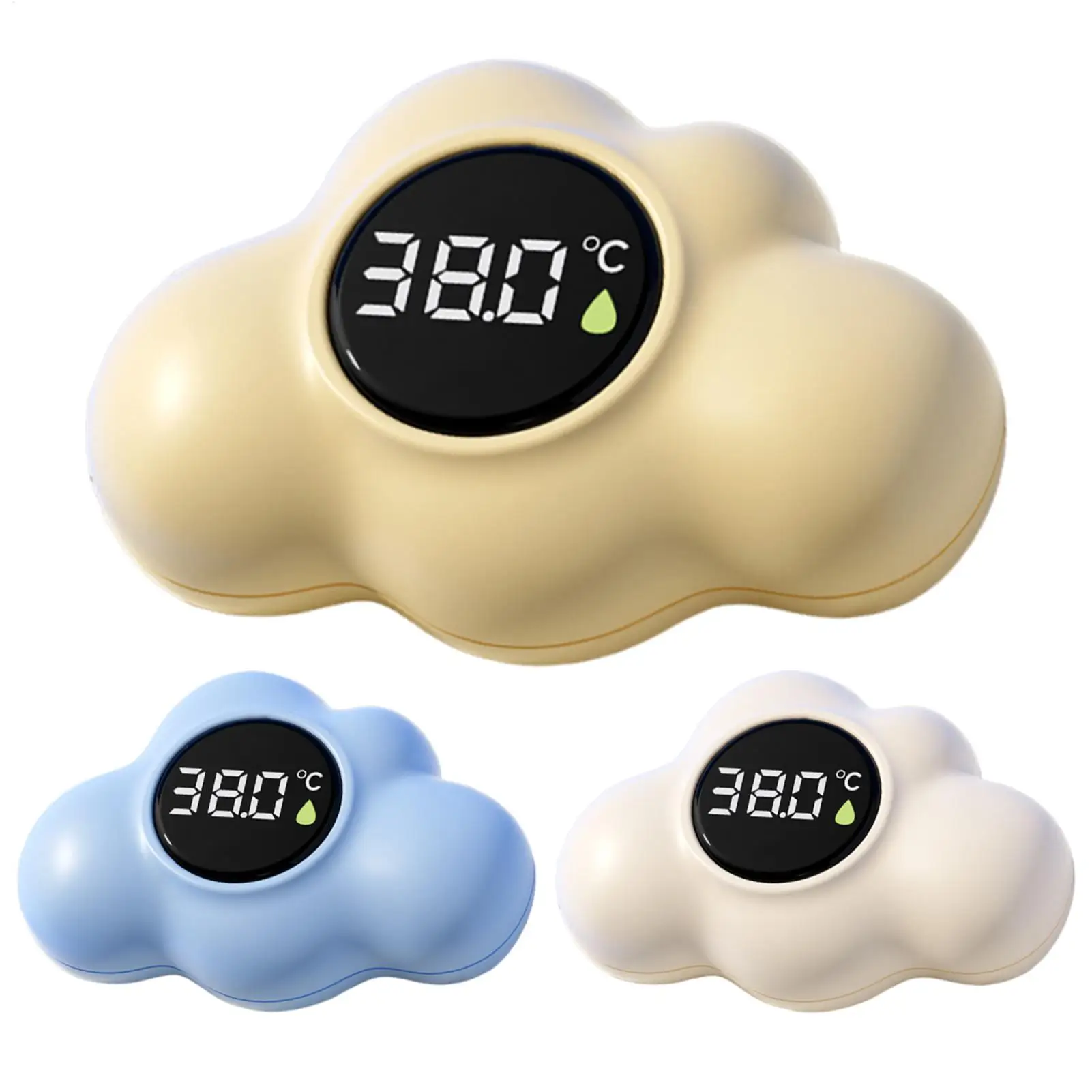 

Digital Bath Temperature Meter Waterproof Floating Monitor Cloud Shape Bathtub Digital Temperature Gauge with LED Display