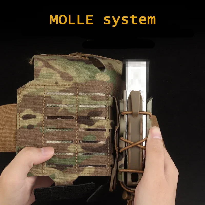 Tactical Alien Magazine Pouch Mag 9MM 45PAC Molle System Accessories Holster Hunting Outdoor Shooting Sports Belt Buckle