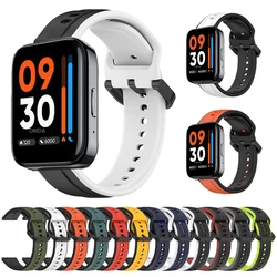 Silicone Sports Band For Realme Watch S Pro Strap Realme Watch 3 Pro Silicone 20mm 22mm Rubber Replacement Breathable Accessorie